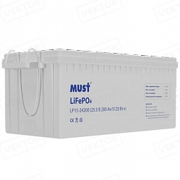 Купить Аккумулятор MUST LP15-24100 LiFePO4 25,6 В 200 А·ч в Ульяновске
